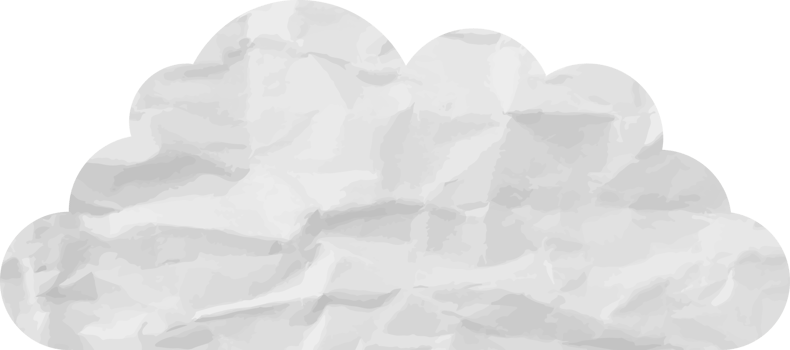 White textured cloud Crop-out Icon png