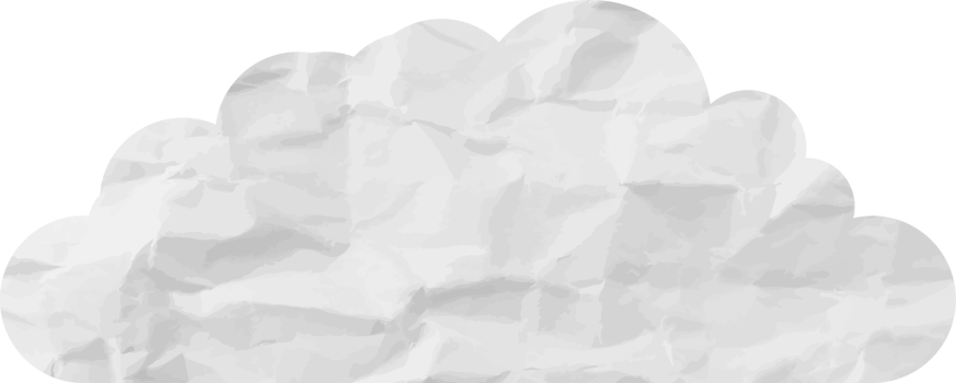 White textured cloud Crop-out Icon png