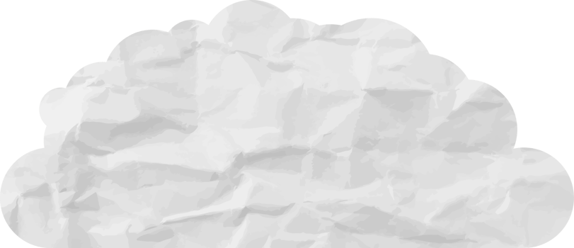 White textured cloud Crop-out Icon png