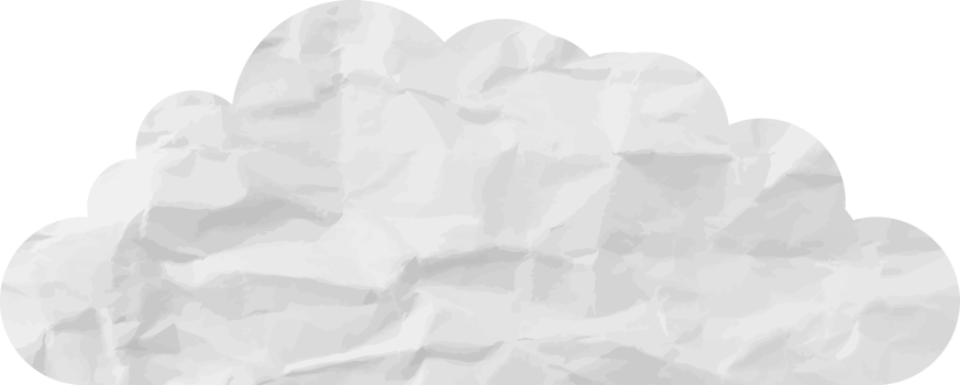 White textured cloud Crop-out Icon png