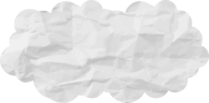 White textured cloud Crop-out Icon png