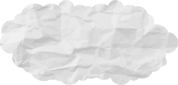 White textured cloud Crop-out Icon png