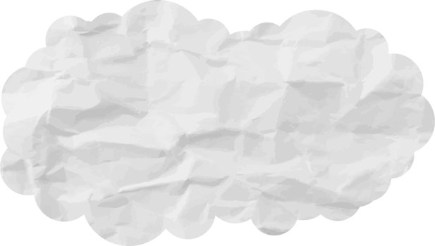 White textured cloud Crop-out Icon png