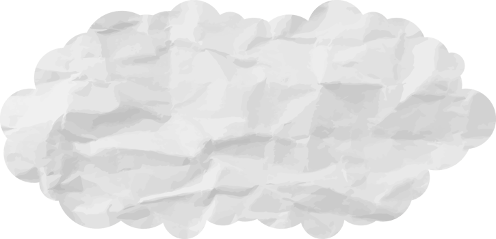 White textured cloud Crop-out Icon png
