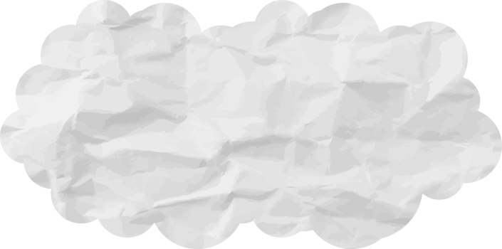White textured cloud Crop-out Icon png
