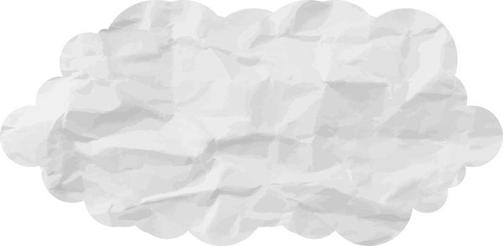 White textured cloud Crop-out Icon png