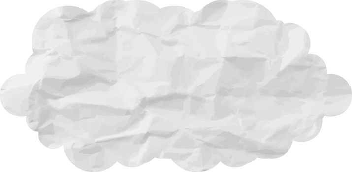 White textured cloud Crop-out Icon png