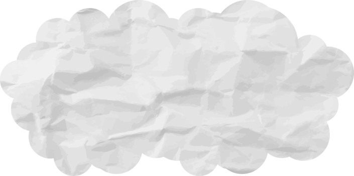 White textured cloud Crop-out Icon png
