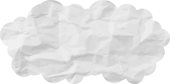 White textured cloud Crop-out Icon png