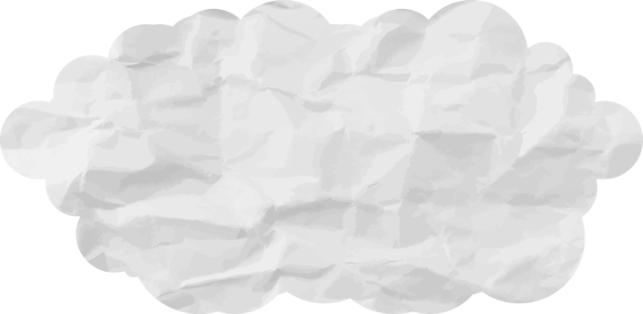 White textured cloud Crop-out Icon png
