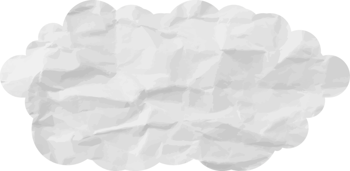 White textured cloud Crop-out Icon png