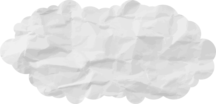 White textured cloud Crop-out Icon png
