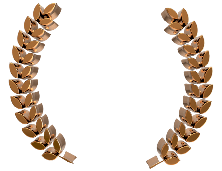 Leaf border 3d render on transparent background PNG