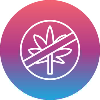 No Drugs Vector Icon