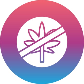No Drugs Vector Icon