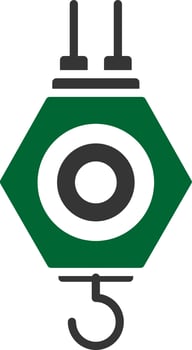 Pulley Creative Icon Design vector