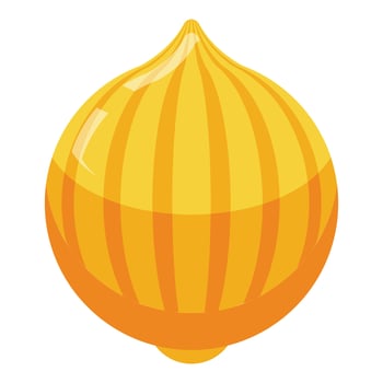 Whole yellow figs icon, isometric style vector