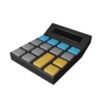 Calculator Icon 3D png