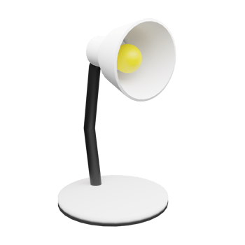 Study Lamp Icon 3D png