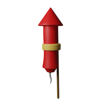 Firecrackers Icon 3D png