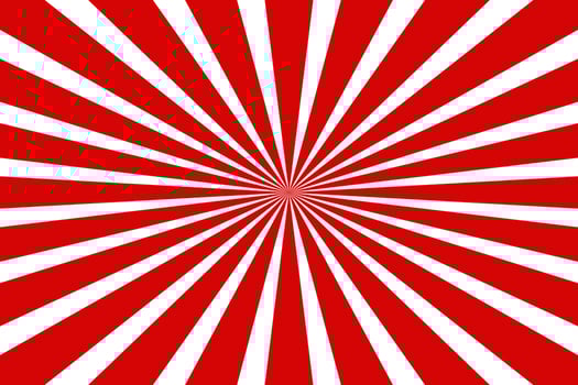 red and white sunburst background vector