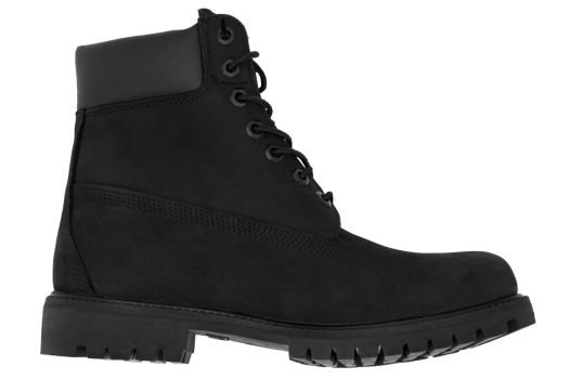 Black leather man shoe png