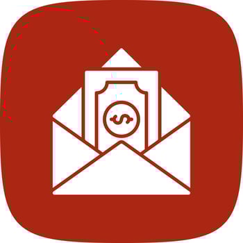 Envelope Creative Icon Design vector