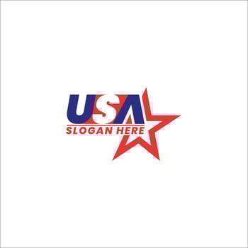 Made in the USA logo, labels and badges vector set on white background