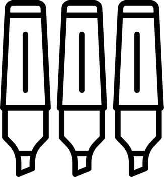line icon for markers vector