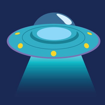Ufo space Vector Flat Style Download