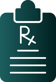Prescription Vector Icon Design