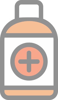 Ointment Bottle Vector Icon Design