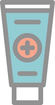 Ointment Tube Vector Icon Design