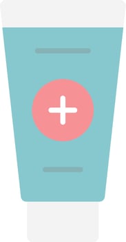 Ointment Tube Vector Icon Design