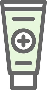Ointment Tube Vector Icon Design