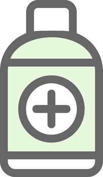 Ointment Bottle Vector Icon Design
