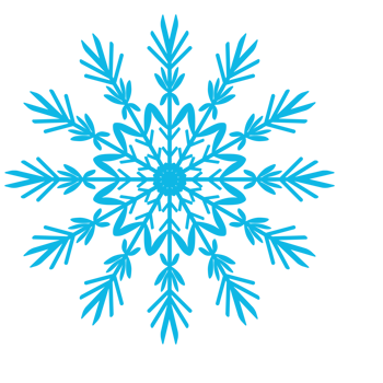 Snowflake for winter and Christmas png