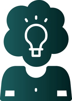 Creative Thinking Vector Icon Design