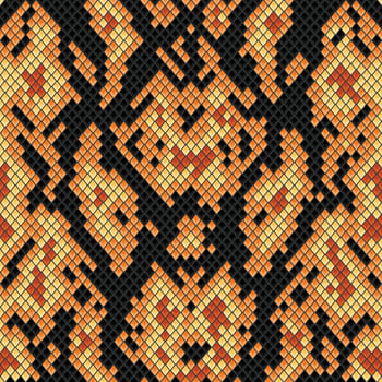 Abstract Snake Skin Seamless Pattern vector