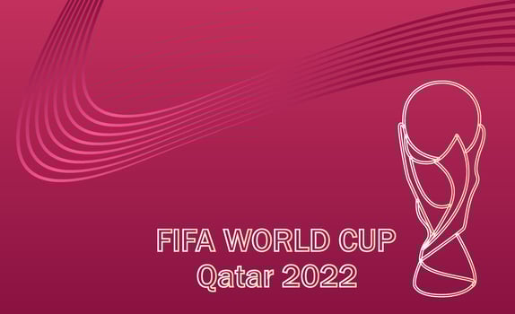 Krakow, Poland  december 13 2022, Argentina vs kroasia. Fifa world cup Qatar 2022. vector
