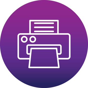 Printer Vector Icon