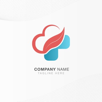 Medical pharmacy logo template design - Vector illustration