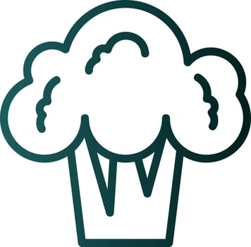 Broccoli Vector Icon Design