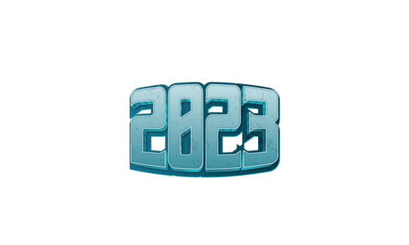 comic style in 2023 new year celebration png