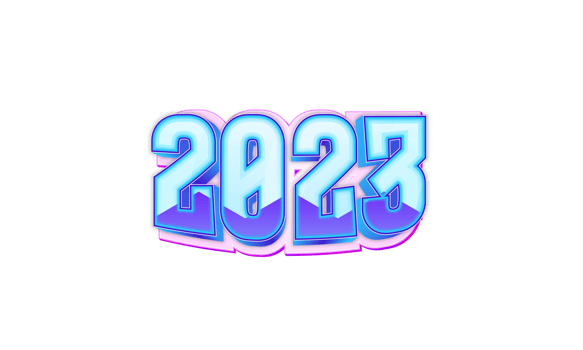 modern 2023 text style png
