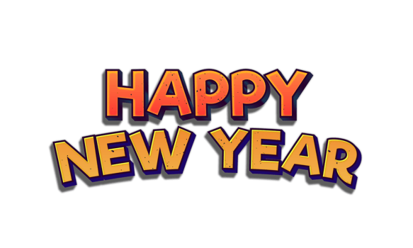 comic style in 2023 new year celebration png