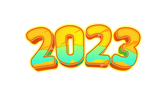 funny 2023 text png