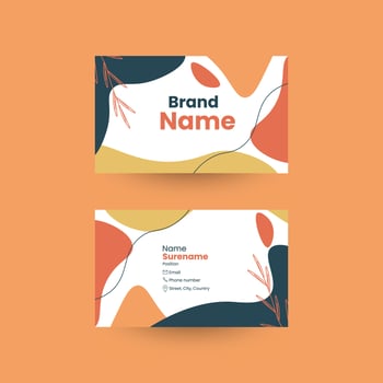 Modern trendy card background illustration template design vector