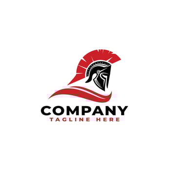 The Warior Spartan Logos vector