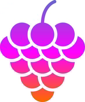 Raspberry Vector Icon Design